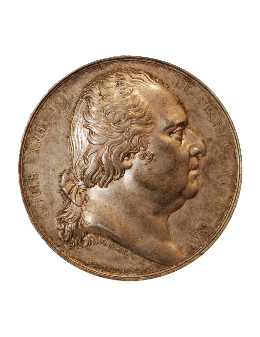 LOUIS XVII, Médaille de la société pour l'extinction de la petite