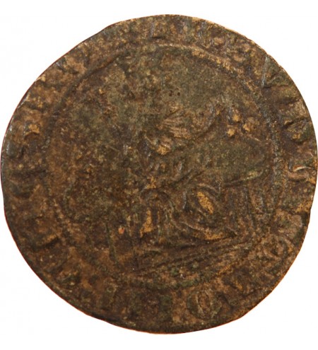 FRANCE – Jeton de compte au au roi debout – IE SVIS DE LATON BEL - XVe siècle