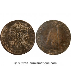 CHARLES IX – JETON laiton