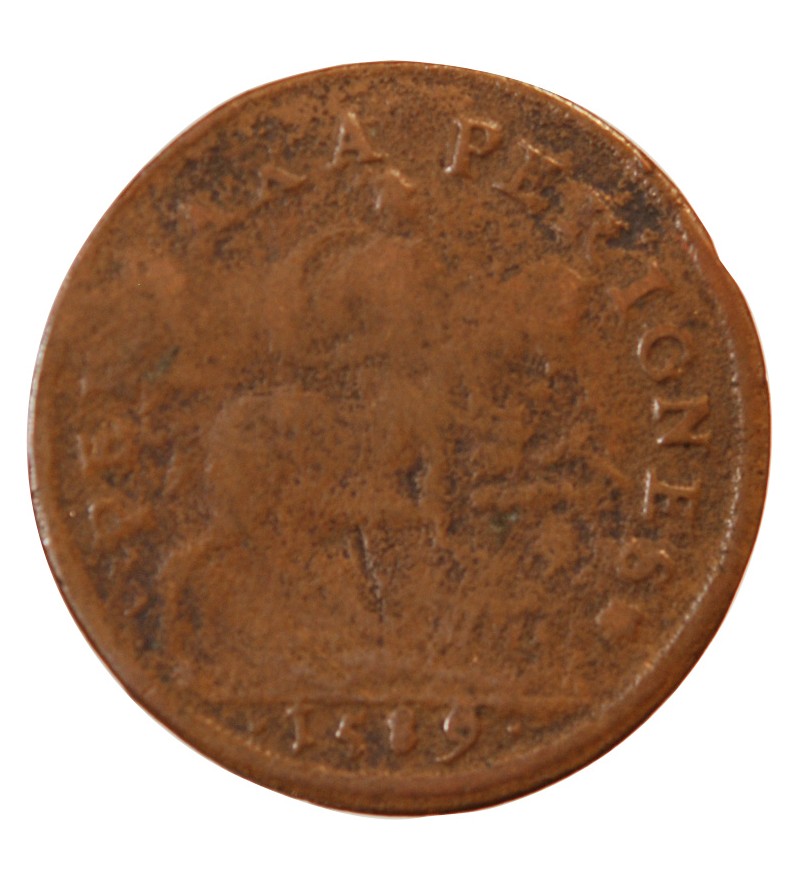 NUREMBERG, Charles IX – JETON cuivre 1589