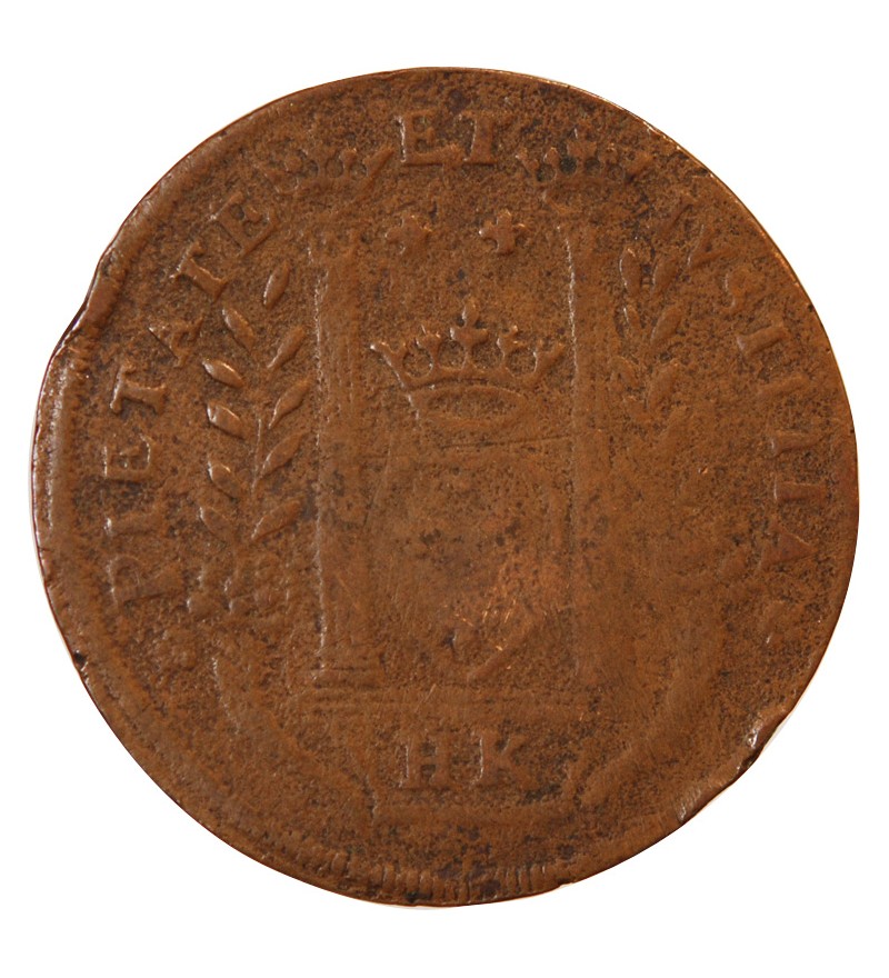 NUREMBERG, Charles IX – JETON cuivre 1589