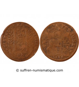 NUREMBERG, Charles IX – JETON cuivre 1589