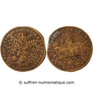 NUREMBERG, Henri IV – JETON laiton 1605