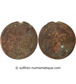 NUREMBERG, Henri IV – JETON laiton 1607