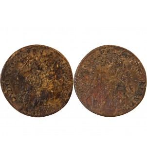 LOUIS XIII – JETON laiton 1618 2
