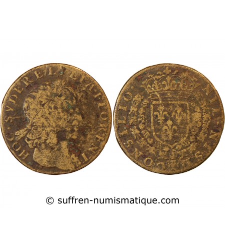 CONSEIL DU ROI, Louis XIII – JETON laiton