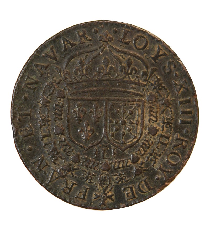 LOUIS XIII – JETON cuivre 1636