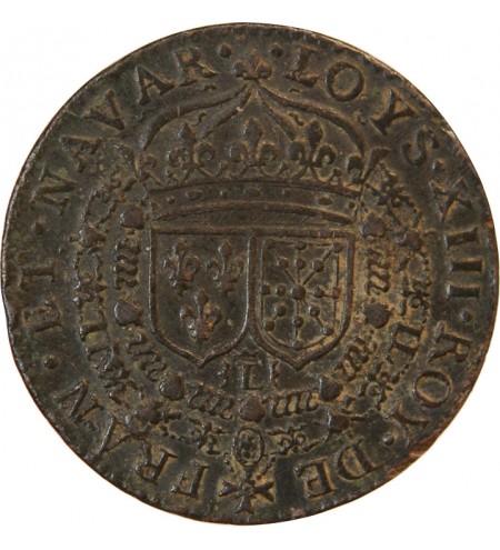 LOUIS XIII – JETON cuivre 1636