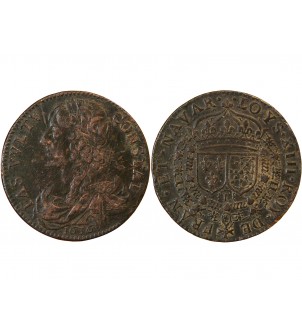 LOUIS XIII – JETON cuivre 1636 2