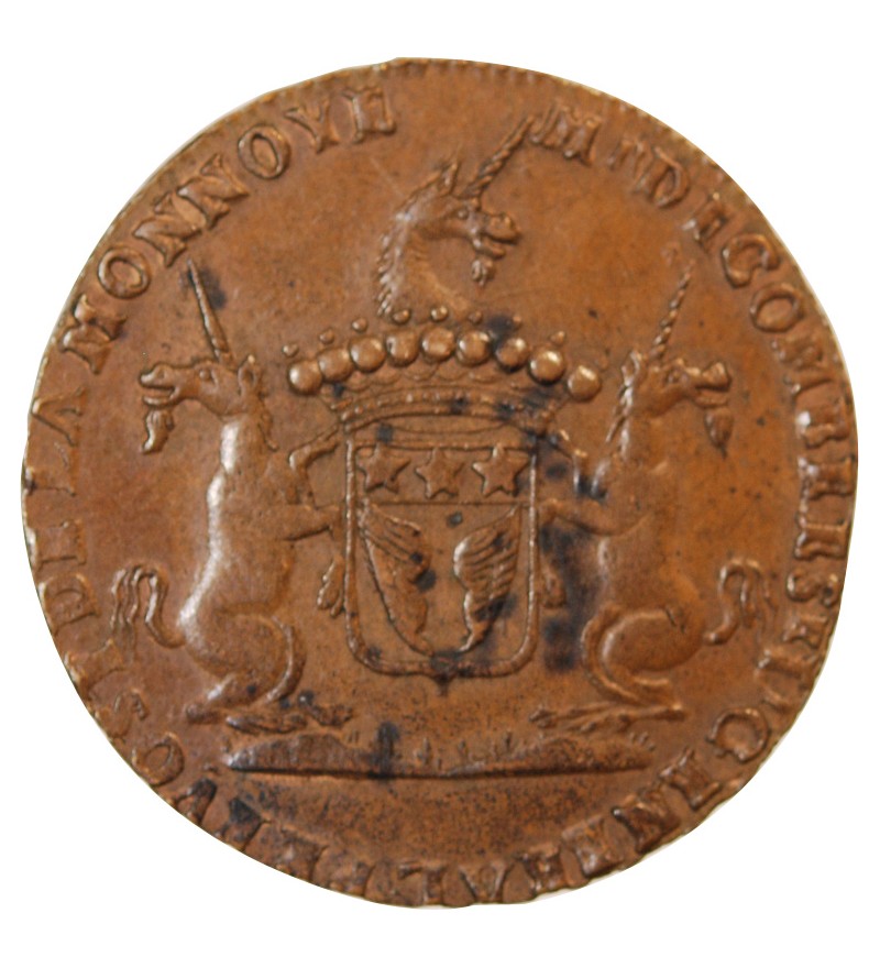 AUVERGNE, Prévôt de la monnaie de Riom – JETON cuivre 1693
