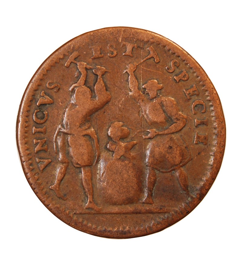 AUVERGNE, Héros populaire "Lustrucru" – JETON cuivre