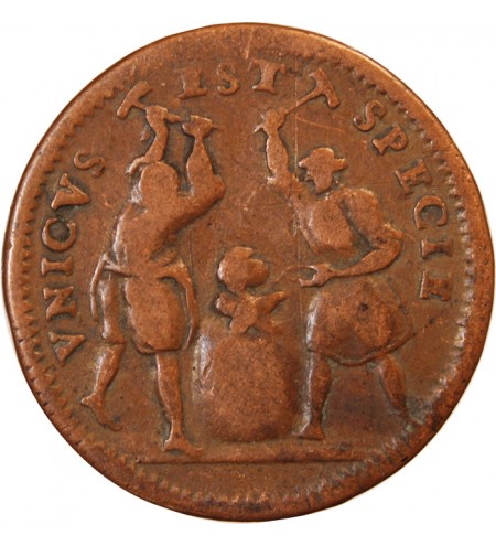 AUVERGNE, Héros populaire "Lustrucru" – JETON cuivre