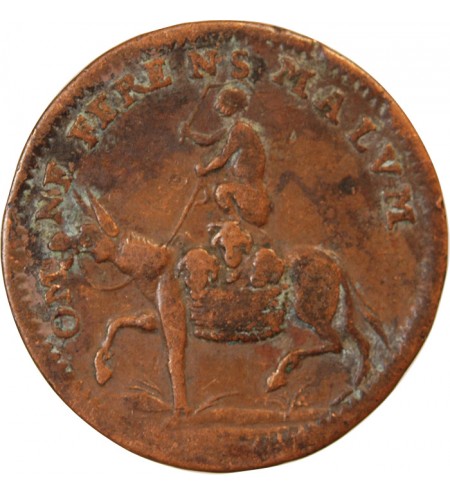 AUVERGNE, Héros populaire "Lustrucru" – JETON cuivre