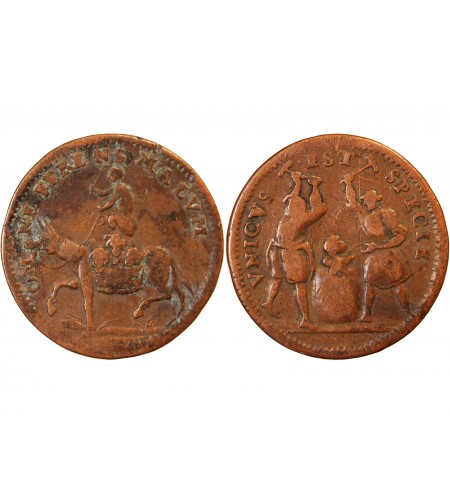 AUVERGNE, Héros populaire "Lustrucru" – JETON cuivre