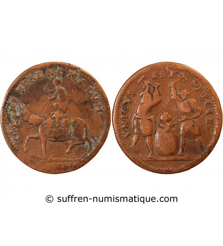 AUVERGNE, Héros populaire "Lustrucru" – JETON cuivre