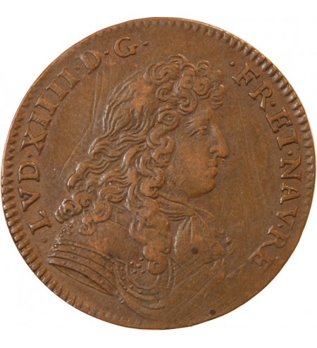 CHAMBRE DES ASSURANCES, Louis XIV – JETON cuivre
