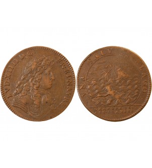 CHAMBRE DES ASSURANCES, Louis XIV – JETON cuivre 2