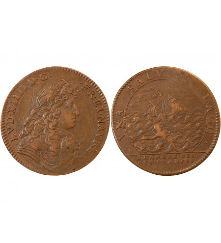 CHAMBRE DES ASSURANCES, Louis XIV – JETON cuivre