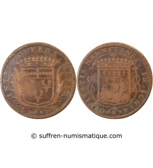 MAIRE DE NANTES, Louis Macé – JETON cuivre 1663