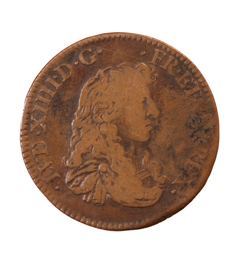 BÂTIMENTS DU ROI, Démolition de la 1ère colonnade du Louvre – JETON cuivre 1667