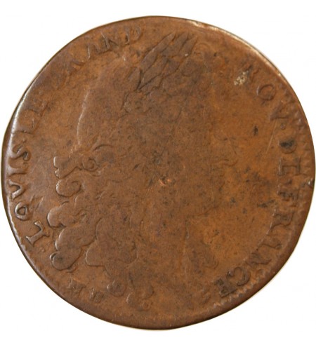 BÂTIMENTS DU ROI – JETON cuivre 1683