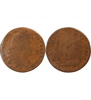 BÂTIMENTS DU ROI – JETON cuivre 1683 2