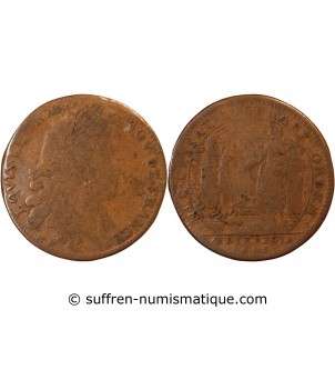 BÂTIMENTS DU ROI – JETON cuivre 1683