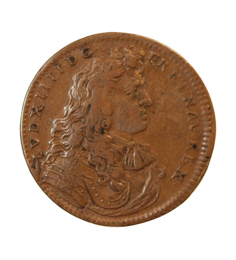LOUIS XIV – JETON cuivre 1673