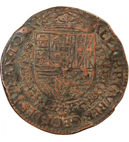 PAYS-BAS MERIDIONAUX, Bureau des finances de Tournai – JETON cuivre 1583