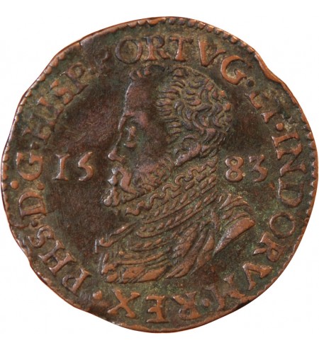 PAYS-BAS MERIDIONAUX, Bureau des finances de Tournai – JETON cuivre 1583