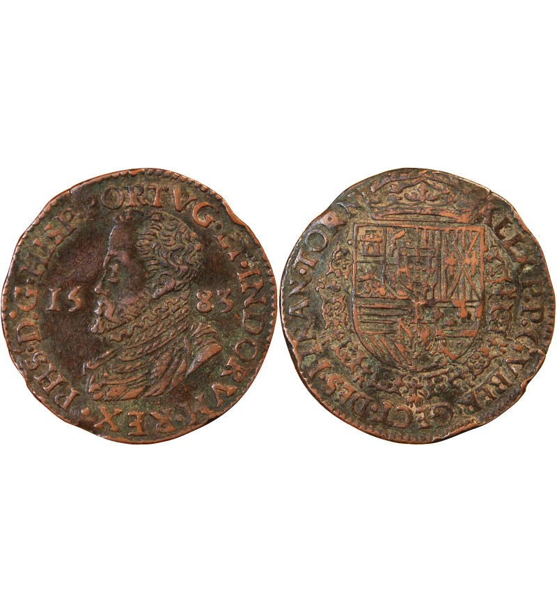 PAYS-BAS MERIDIONAUX, Bureau des finances de Tournai – JETON cuivre 1583