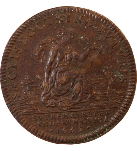 NOTAIRES DE PARIS – JETON cuivre 1665