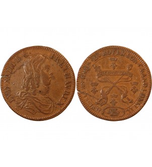 CORPORATIONS, Huissiers du Grand Conseil – JETON cuivre 1651 2