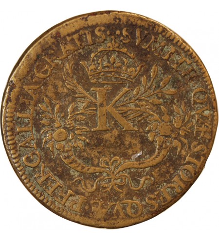 MAISON DU ROI, Receveurs généraux – JETON laiton