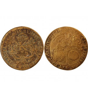 MAISON DU ROI, Receveurs généraux – JETON laiton 2