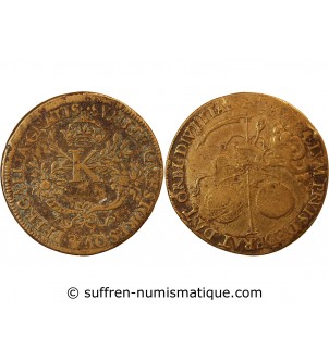 MAISON DU ROI, Receveurs généraux – JETON laiton