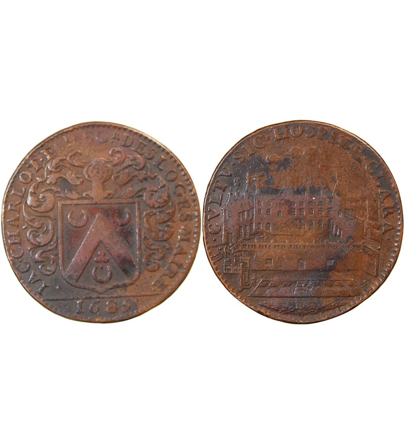 MAIRE D’ANGERS, Jacques Charlot – JETON cuivre 1685