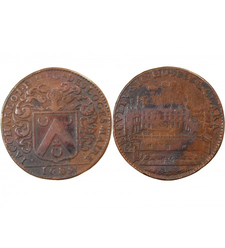 MAIRE D’ANGERS, Jacques Charlot – JETON cuivre 1685