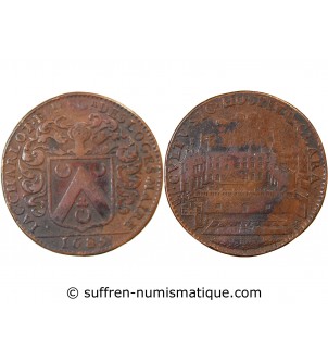 MAIRE D’ANGERS, Jacques Charlot – JETON cuivre 1685