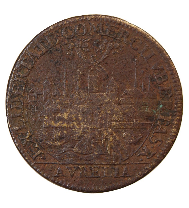 ORLEANAIS, Communauté des marchands de la Loire – JETON laiton 1653