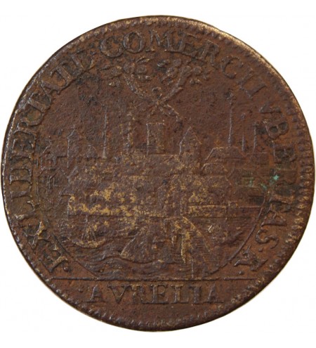 ORLEANAIS, Communauté des marchands de la Loire – JETON laiton 1653