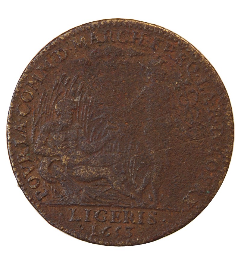 ORLEANAIS, Communauté des marchands de la Loire – JETON laiton 1653