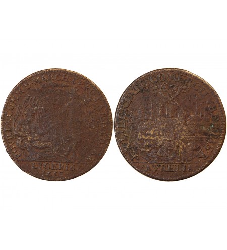 ORLEANAIS, Communauté des marchands de la Loire – JETON laiton 1653