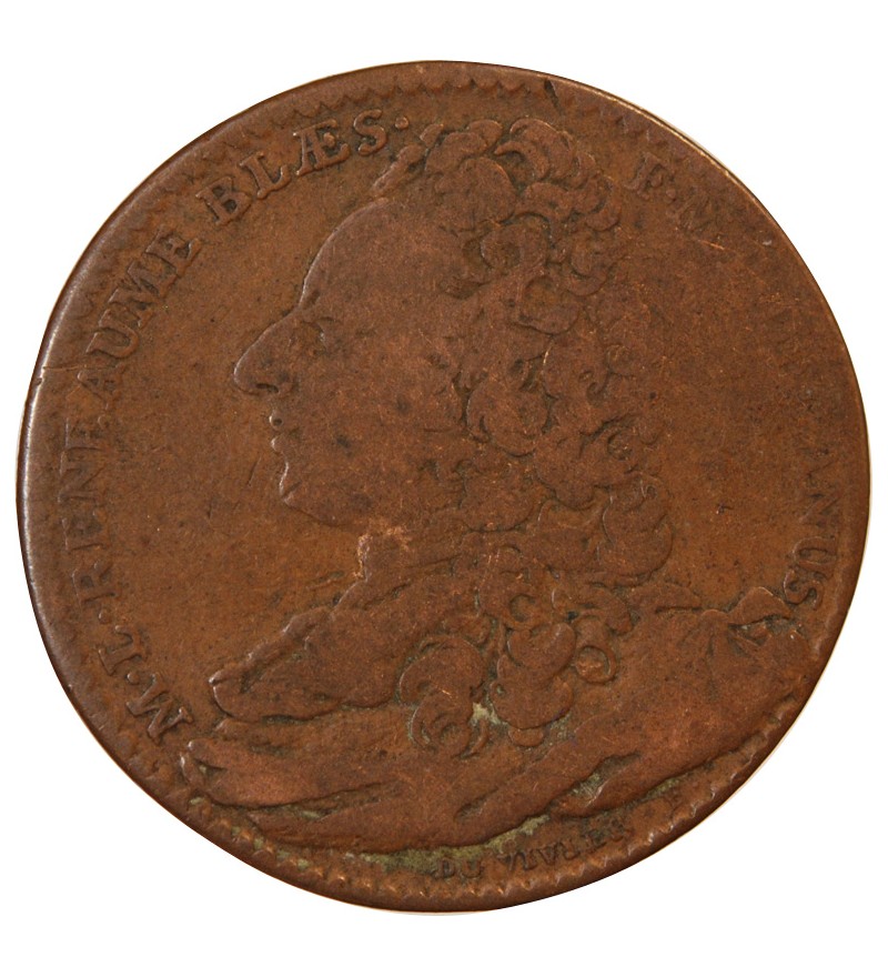 FACULTÉ DE MÉDECINE DE PARIS, Michel Reneaume de la Garanne – JETON cuivre 1736