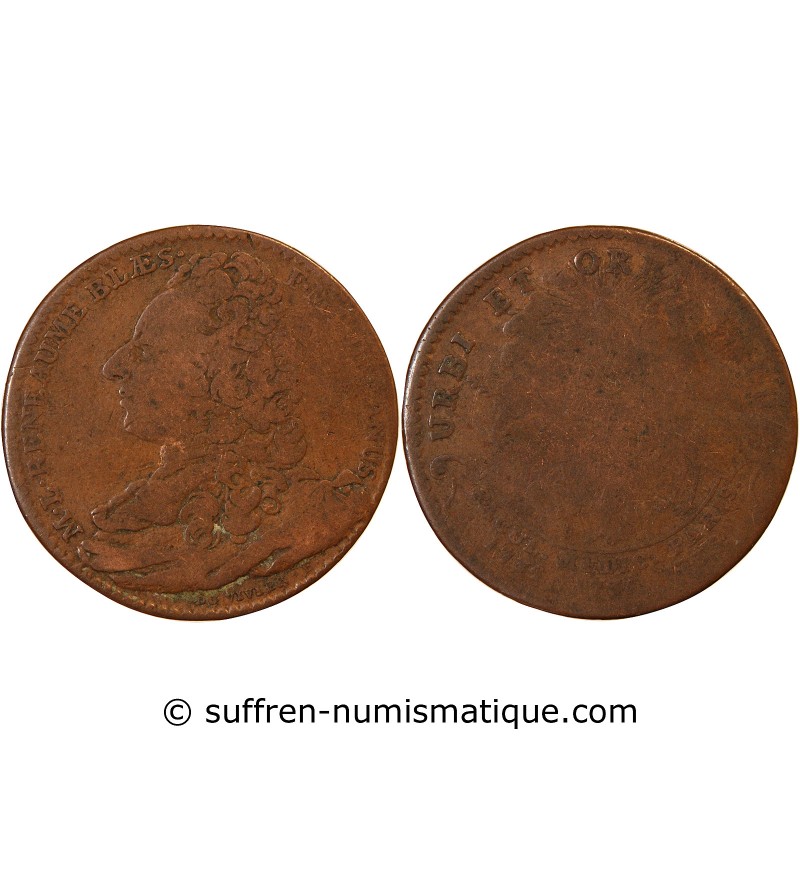 FACULTÉ DE MÉDECINE DE PARIS, Michel Reneaume de la Garanne – JETON cuivre 1736