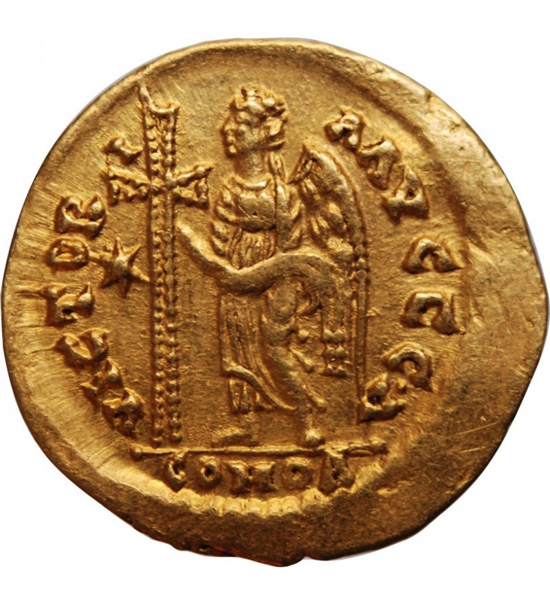 OSTROGOTH - ATHALARIC SOLIDUS AU NOM DE JUSTINIEN Ier