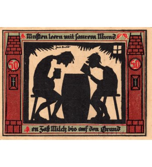 ALLEMAGNE, GLAUCHAU - 50 PFENNIG 1921 2