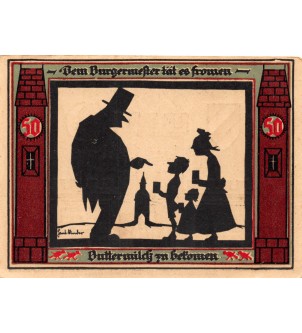 ALLEMAGNE, GLAUCHAU - 50 PFENNIG 1921 2