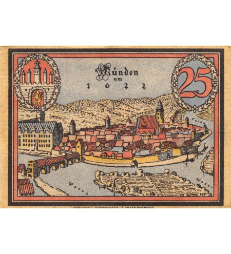 ALLEMAGNE, MÜNDEN - 25 PFENNIG 1921