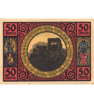 ALLEMAGNE, LOBEDA - 50 PFENNIG 1921 2